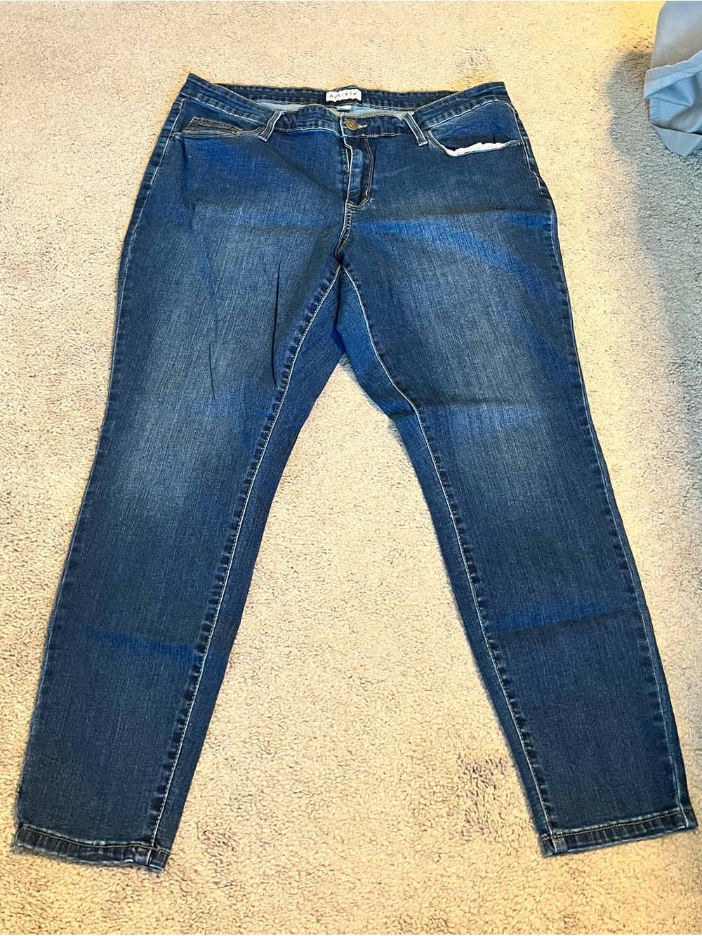 Ava & Viv Dark Wash Stretch Denim Jeans
